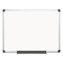 Load image into Gallery viewer, MasterVision® wholesale. Value Lacquered Steel Magnetic Dry Erase Board, 36 X 48, White, Aluminum Frame. HSD Wholesale: Janitorial Supplies, Breakroom Supplies, Office Supplies.