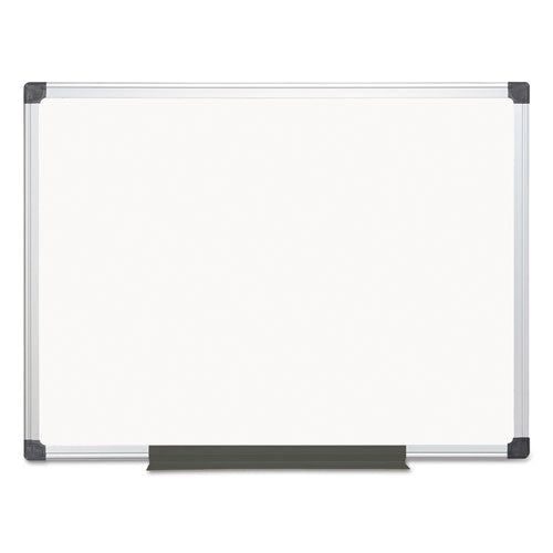 MasterVision® wholesale. Value Melamine Dry Erase Board, 36 X 48, White, Aluminum Frame. HSD Wholesale: Janitorial Supplies, Breakroom Supplies, Office Supplies.