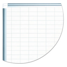 Load image into Gallery viewer, MasterVision® wholesale. Grid Planning Board W- Accessories, 1 X 2 Grid, 48 X 36, White-silver. HSD Wholesale: Janitorial Supplies, Breakroom Supplies, Office Supplies.