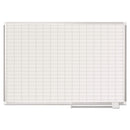MasterVision® wholesale. Grid Planning Board, 1 X 2 Grid, 48 X 36, White-silver. HSD Wholesale: Janitorial Supplies, Breakroom Supplies, Office Supplies.