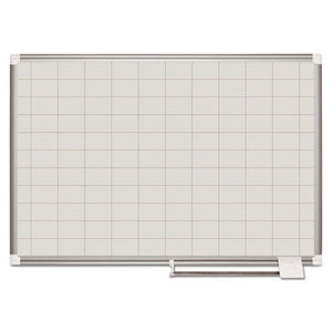 MasterVision® wholesale. Grid Planning Board, 48 X 36, 2 X 3 Grid, White-silver. HSD Wholesale: Janitorial Supplies, Breakroom Supplies, Office Supplies.