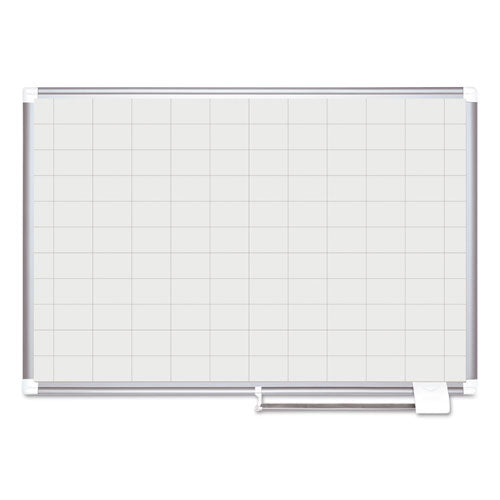 MasterVision® wholesale. Grid Planning Board, 48 X 36, 2 X 3 Grid, White-silver. HSD Wholesale: Janitorial Supplies, Breakroom Supplies, Office Supplies.