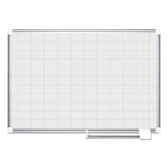 MasterVision® wholesale. Grid Planning Board, 48 X 36, 2 X 3 Grid, White-silver. HSD Wholesale: Janitorial Supplies, Breakroom Supplies, Office Supplies.