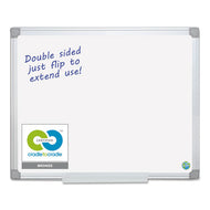 MasterVision® wholesale. Earth Silver Easy Clean Dry Erase Boards, 48 X 96, White, Aluminum Frame. HSD Wholesale: Janitorial Supplies, Breakroom Supplies, Office Supplies.