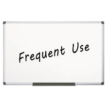 Load image into Gallery viewer, MasterVision® wholesale. Value Lacquered Steel Magnetic Dry Erase Board, 48 X 96, White, Aluminum Frame. HSD Wholesale: Janitorial Supplies, Breakroom Supplies, Office Supplies.