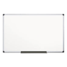 Load image into Gallery viewer, MasterVision® wholesale. Value Lacquered Steel Magnetic Dry Erase Board, 48 X 96, White, Aluminum Frame. HSD Wholesale: Janitorial Supplies, Breakroom Supplies, Office Supplies.