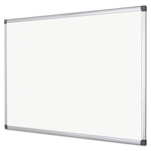 Load image into Gallery viewer, MasterVision® wholesale. Value Lacquered Steel Magnetic Dry Erase Board, 48 X 72, White, Aluminum Frame. HSD Wholesale: Janitorial Supplies, Breakroom Supplies, Office Supplies.