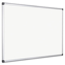 Load image into Gallery viewer, MasterVision® wholesale. Value Lacquered Steel Magnetic Dry Erase Board, 48 X 72, White, Aluminum Frame. HSD Wholesale: Janitorial Supplies, Breakroom Supplies, Office Supplies.