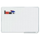 MasterVision® wholesale. Grid Planning Board W- Accessories, 1 X 2 Grid, 72 X 48, White-silver. HSD Wholesale: Janitorial Supplies, Breakroom Supplies, Office Supplies.
