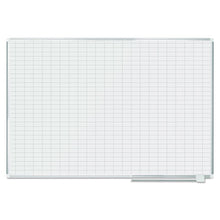 Load image into Gallery viewer, MasterVision® wholesale. Grid Planning Board, 1 X 2 Grid, 72 X 48, White-silver. HSD Wholesale: Janitorial Supplies, Breakroom Supplies, Office Supplies.