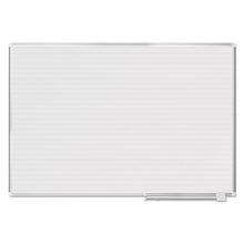 Load image into Gallery viewer, MasterVision® wholesale. Ruled Planning Board, 72 X 48, White-silver. HSD Wholesale: Janitorial Supplies, Breakroom Supplies, Office Supplies.