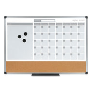 MasterVision® wholesale. 3-in-1 Calendar Planner Dry Erase Board, 36 X 24, Silver Frame. HSD Wholesale: Janitorial Supplies, Breakroom Supplies, Office Supplies.