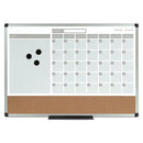MasterVision® wholesale. 3-in-1 Calendar Planner Dry Erase Board, 24 X 18, Aluminum Frame. HSD Wholesale: Janitorial Supplies, Breakroom Supplies, Office Supplies.