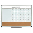 MasterVision® wholesale. 3-in-1 Calendar Planner Dry Erase Board, 24 X 18, Aluminum Frame. HSD Wholesale: Janitorial Supplies, Breakroom Supplies, Office Supplies.