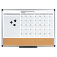 MasterVision® wholesale. 3-in-1 Calendar Planner Dry Erase Board, 24 X 18, Aluminum Frame. HSD Wholesale: Janitorial Supplies, Breakroom Supplies, Office Supplies.