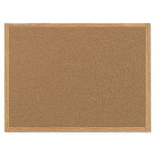 Load image into Gallery viewer, MasterVision® wholesale. Value Cork Bulletin Board With Oak Frame, 24 X 36, Natural. HSD Wholesale: Janitorial Supplies, Breakroom Supplies, Office Supplies.