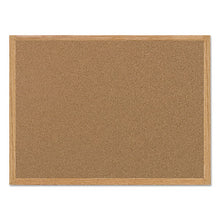 Load image into Gallery viewer, MasterVision® wholesale. Value Cork Bulletin Board With Oak Frame, 24 X 36, Natural. HSD Wholesale: Janitorial Supplies, Breakroom Supplies, Office Supplies.