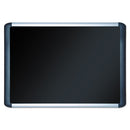 MasterVision® wholesale. Black Fabric Bulletin Board, 36 X 48, Silver-black. HSD Wholesale: Janitorial Supplies, Breakroom Supplies, Office Supplies.