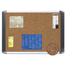 MasterVision® wholesale. Tech Cork Board, 36x48, Silver-black Frame. HSD Wholesale: Janitorial Supplies, Breakroom Supplies, Office Supplies.