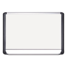 Load image into Gallery viewer, MasterVision® wholesale. Lacquered Steel Magnetic Dry Erase Board, 48 X 72, Silver-black. HSD Wholesale: Janitorial Supplies, Breakroom Supplies, Office Supplies.