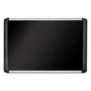 MasterVision® wholesale. Black Fabric Bulletin Board, 48 X 72, Silver-black. HSD Wholesale: Janitorial Supplies, Breakroom Supplies, Office Supplies.