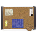 MasterVision® wholesale. Tech Cork Board, 48x72 Silver-black Frame. HSD Wholesale: Janitorial Supplies, Breakroom Supplies, Office Supplies.