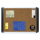 MasterVision® wholesale. Tech Cork Board, 48x72 Silver-black Frame. HSD Wholesale: Janitorial Supplies, Breakroom Supplies, Office Supplies.