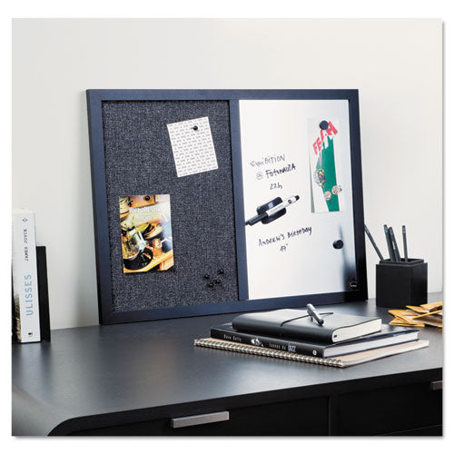 MasterVision® wholesale. Combo Bulletin Board, Bulletin-dry Erase, 24x18, Black Frame. HSD Wholesale: Janitorial Supplies, Breakroom Supplies, Office Supplies.
