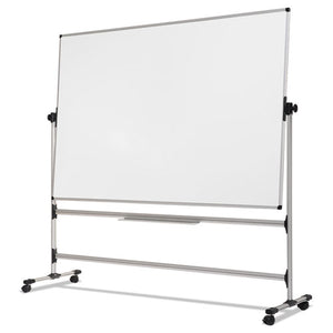 MasterVision® wholesale. Earth Silver Easy Clean Revolver Dry Erase Board, 36 X 48, White, Steel Frame. HSD Wholesale: Janitorial Supplies, Breakroom Supplies, Office Supplies.