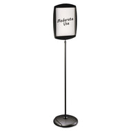 MasterVision® wholesale. Floor Stand Sign Holder, Rectangle, 15x11 Sign, 66