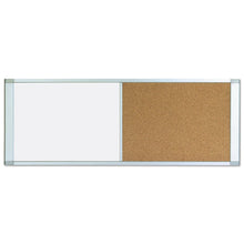 Load image into Gallery viewer, MasterVision® wholesale. Combo Cubicle Workstation Dry Erase-cork Board, 36x18, Silver Frame. HSD Wholesale: Janitorial Supplies, Breakroom Supplies, Office Supplies.