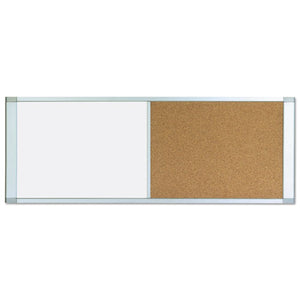 MasterVision® wholesale. Combo Cubicle Workstation Dry Erase-cork Board, 36x18, Silver Frame. HSD Wholesale: Janitorial Supplies, Breakroom Supplies, Office Supplies.