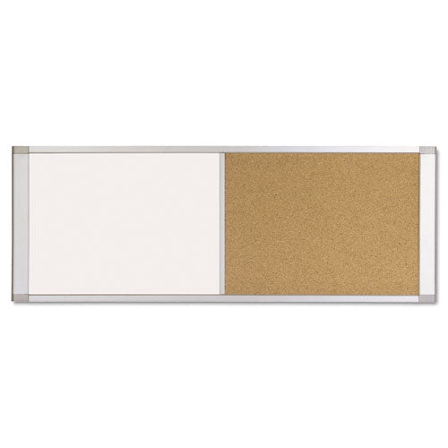 MasterVision® wholesale. Combo Cubicle Workstation Dry Erase-cork Board, 36x18, Silver Frame. HSD Wholesale: Janitorial Supplies, Breakroom Supplies, Office Supplies.