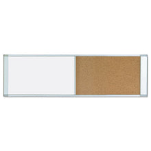 Load image into Gallery viewer, MasterVision® wholesale. Combo Cubicle Workstation Dry Erase-cork Board, 48x18, Silver Frame. HSD Wholesale: Janitorial Supplies, Breakroom Supplies, Office Supplies.
