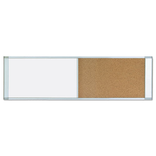 MasterVision® wholesale. Combo Cubicle Workstation Dry Erase-cork Board, 48x18, Silver Frame. HSD Wholesale: Janitorial Supplies, Breakroom Supplies, Office Supplies.