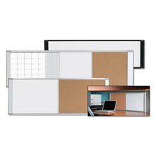 Load image into Gallery viewer, MasterVision® wholesale. Combo Cubicle Workstation Dry Erase-cork Board, 48x18, Silver Frame. HSD Wholesale: Janitorial Supplies, Breakroom Supplies, Office Supplies.