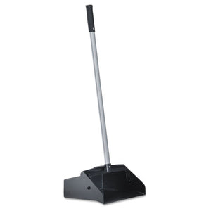 Boardwalk® wholesale. Boardwalk Lobby Dust Pan, Plastic-aluminum, 11 3-4" Wide, 34" Handle, Black-silver. HSD Wholesale: Janitorial Supplies, Breakroom Supplies, Office Supplies.