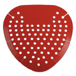 Boardwalk® wholesale. Boardwalk Urinal Screen, Cherry Fragrance, Red, 12-box. HSD Wholesale: Janitorial Supplies, Breakroom Supplies, Office Supplies.