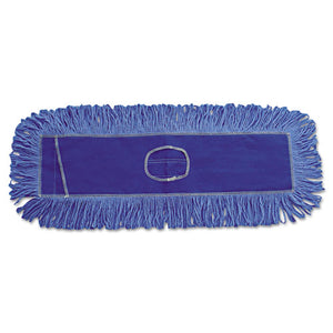 Boardwalk® wholesale. Boardwalk Mop Head, Dust, Looped-end, Cotton-synthetic Fibers, 18 X 5, Blue. HSD Wholesale: Janitorial Supplies, Breakroom Supplies, Office Supplies.