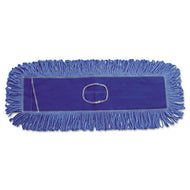 Boardwalk® wholesale. Boardwalk Mop Head, Dust, Looped-end, Cotton-synthetic Fibers, 18 X 5, Blue. HSD Wholesale: Janitorial Supplies, Breakroom Supplies, Office Supplies.