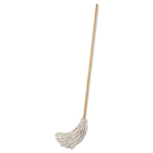 Load image into Gallery viewer, Boardwalk® wholesale. Boardwalk Deck Mop; 54&quot; Wooden Handle, 24oz Cotton Fiber Head, 6-pack. HSD Wholesale: Janitorial Supplies, Breakroom Supplies, Office Supplies.