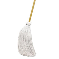 Handle-deck Mops, 24 Oz White Rayon Head, 54