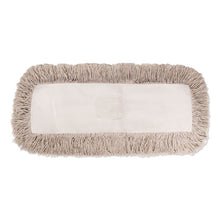 Load image into Gallery viewer, Boardwalk® wholesale. Boardwalk Industrial Dust Mop Head, Hygrade Cotton, 18w X 5d, White. HSD Wholesale: Janitorial Supplies, Breakroom Supplies, Office Supplies.