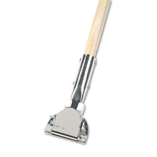 Load image into Gallery viewer, Boardwalk® wholesale. Boardwalk Clip-on Dust Mop Handle, Lacquered Wood, Swivel Head, 1&quot; Dia. X 60in Long. HSD Wholesale: Janitorial Supplies, Breakroom Supplies, Office Supplies.