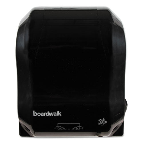 Boardwalk® wholesale. Boardwalk Hands Free Mechanical Towel Dispenser, 13.25 X 10.25 X 16.25, Black. HSD Wholesale: Janitorial Supplies, Breakroom Supplies, Office Supplies.