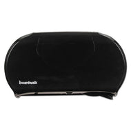 Boardwalk® wholesale. Boardwalk Jumbo Twin Toilet Tissue Dispenser, 20 1-4 X 12 1-4, Black. HSD Wholesale: Janitorial Supplies, Breakroom Supplies, Office Supplies.