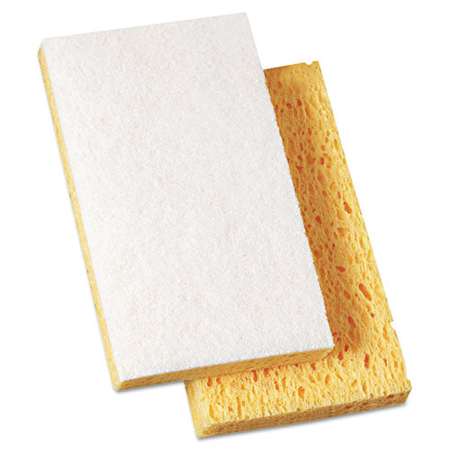 Boardwalk® wholesale. Boardwalk Scrubbing Sponge, Light Duty, 3.6 X 6.1, 0.7" Thick, Yellow-white, Individually Wrapped, 20-carton. HSD Wholesale: Janitorial Supplies, Breakroom Supplies, Office Supplies.