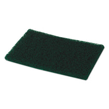 Load image into Gallery viewer, Boardwalk® wholesale. Boardwalk Heavy-duty Scour Pad, Green, 6 X 9, 15-carton. HSD Wholesale: Janitorial Supplies, Breakroom Supplies, Office Supplies.