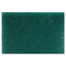 Load image into Gallery viewer, Boardwalk® wholesale. Boardwalk Heavy-duty Scour Pad, Green, 6 X 9, 15-carton. HSD Wholesale: Janitorial Supplies, Breakroom Supplies, Office Supplies.