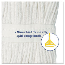 Load image into Gallery viewer, Boardwalk® wholesale. Boardwalk Cut-end Wet Mop Head, Cotton, No. 16 Size, White. HSD Wholesale: Janitorial Supplies, Breakroom Supplies, Office Supplies.